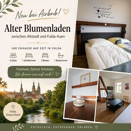 Alter Blumenladen Zwischen Altstadt Und Fulda-auen * פולדה